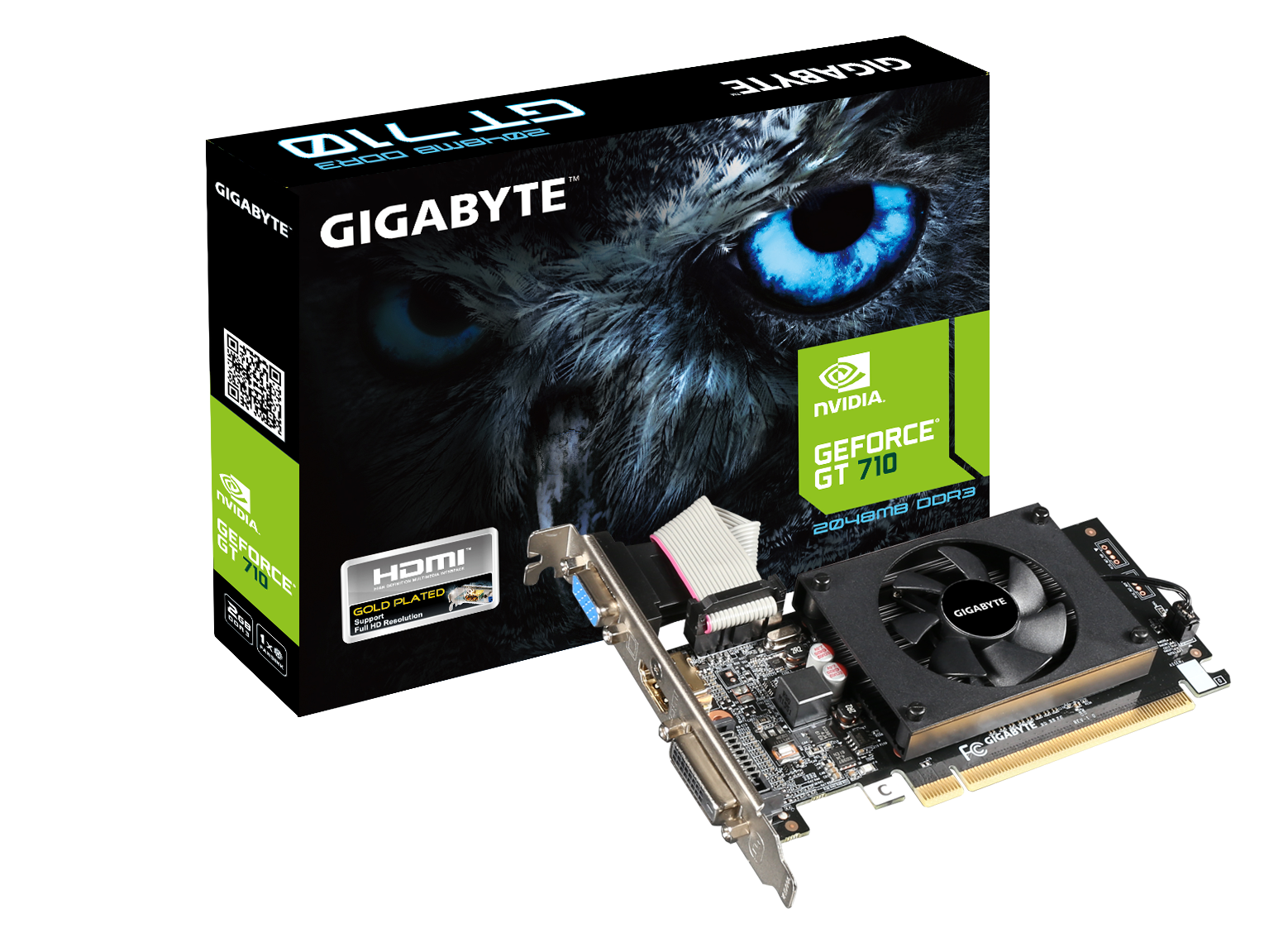 VGA GIGABYTE GEFORCE GT 710 GDDR3 2G LP (6464)