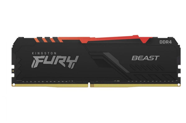 Memoria DDR4 Kingston 8Gb 3200 MHz FURY BEAST RGB (9439)