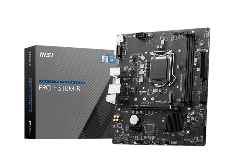 MOTHER MSI PRO H510M-B DDR4 1200 (SOLO 10MA GEN) (8870)