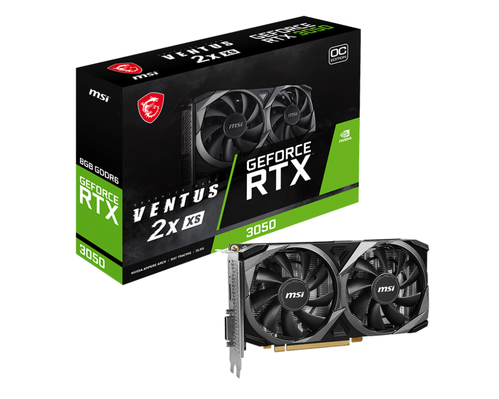 VGA MSI GEFORCE RTX 3050 VENTUS 2X XS 8G OC (4796)