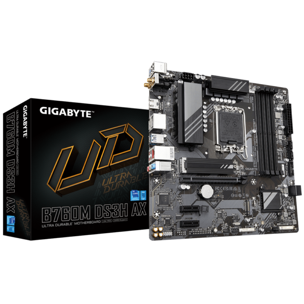 Mother Gigabyte B760M DS3H AX DDR5 1700 (12va/13va/14va Gen) (1767)