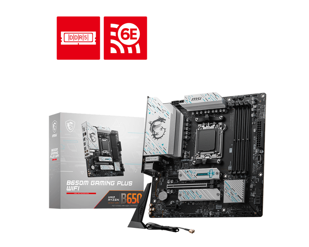 MOTHER MSI B650M GAMING PLUS WIFI DDR5 AM5 (SERIE 7000/8000) (0955)