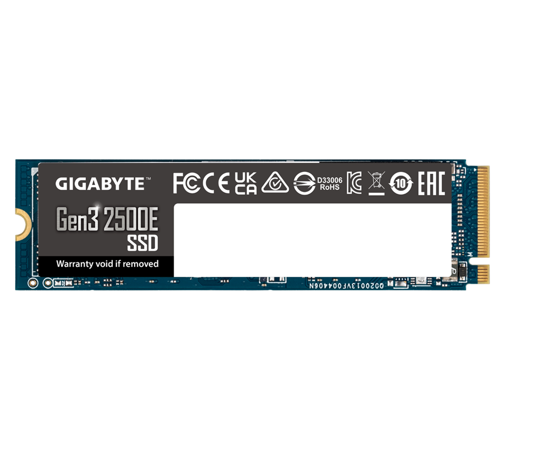 DISCO SSD M.2 GIGABYTE 1TB NVME GEN3 2500E PCIE 3.0 X4