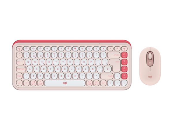 Teclado+Mouse Logitech Pop Icon Rose 920-013053