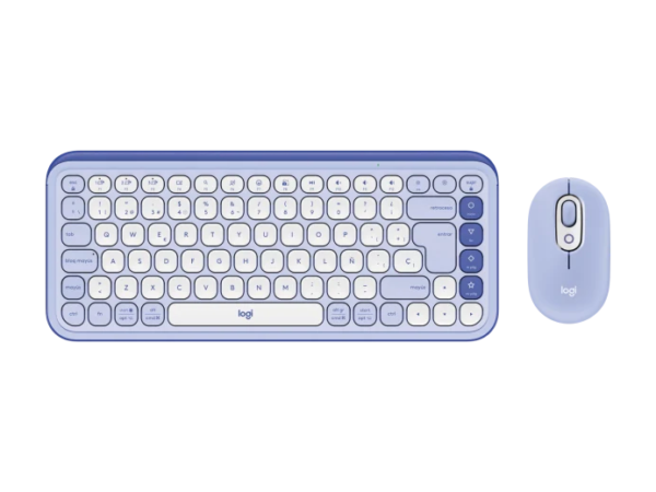 Teclado+Mouse Logitech Pop Icon Lila 920-013054