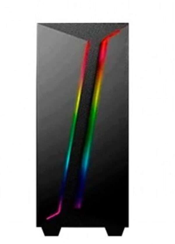 Gabinete CROMAX 8801 Gamer Negro Mid Tower RGB S/Fuente - Imagen 2