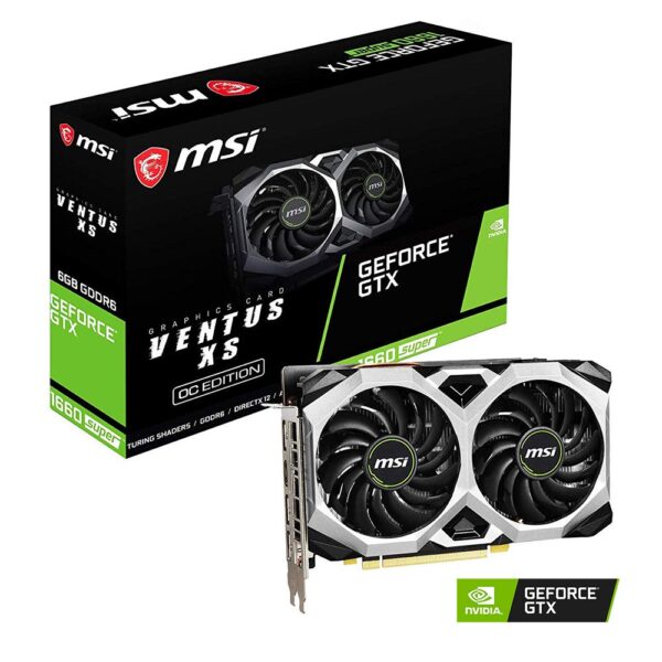 PLACA DE VIDEO MSI GeForce GTX 1660 SUPER VENTUS XS OC 6G  OUTLET