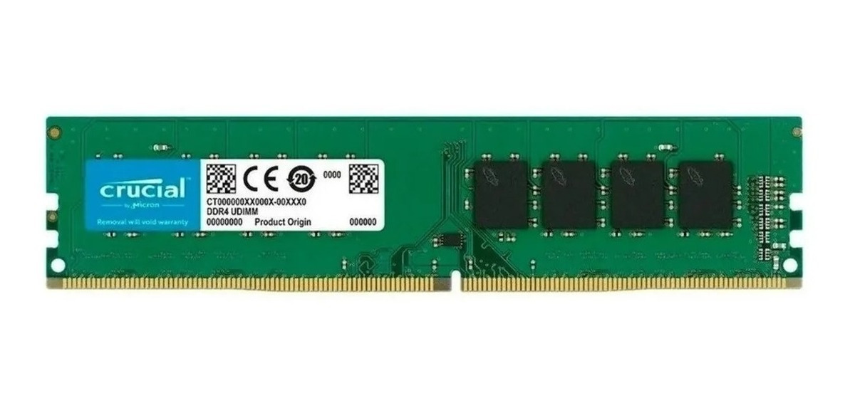 MEMORIA CRUCIAL UDIMM DDR4 16GB 3200MHZ