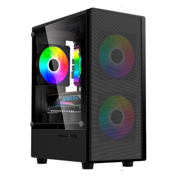 PC Gamer Armada | AMD Ryzen 5 5500 + RX 580 8GB + 16GB RAM + SSD 480 + A520 + Gabinete RGB + Fuente 650w LNZ