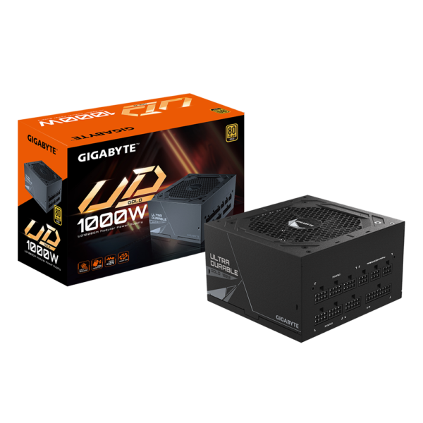Fuente Gigabyte 1000W 80 Plus Gold Ultradurable Full Modular PCIe 5.0 (3326)