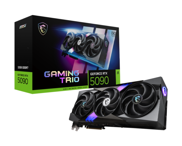 PLACA DE VIDEO MSI VGA GeForce RTX5090 32G GAMING TRIO OC