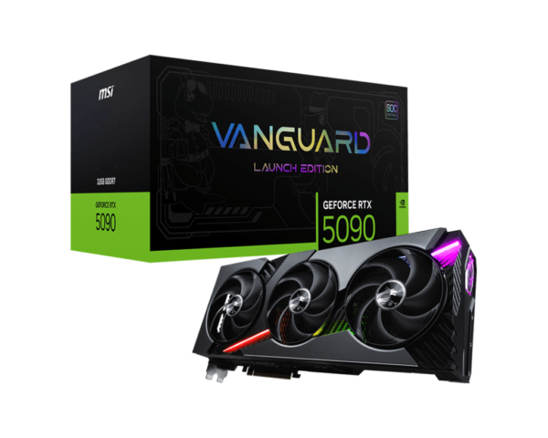 Placa de Video MSI Nvidia Geforce RTX 5090 Vanguard SOC Launch Edition 32Gb