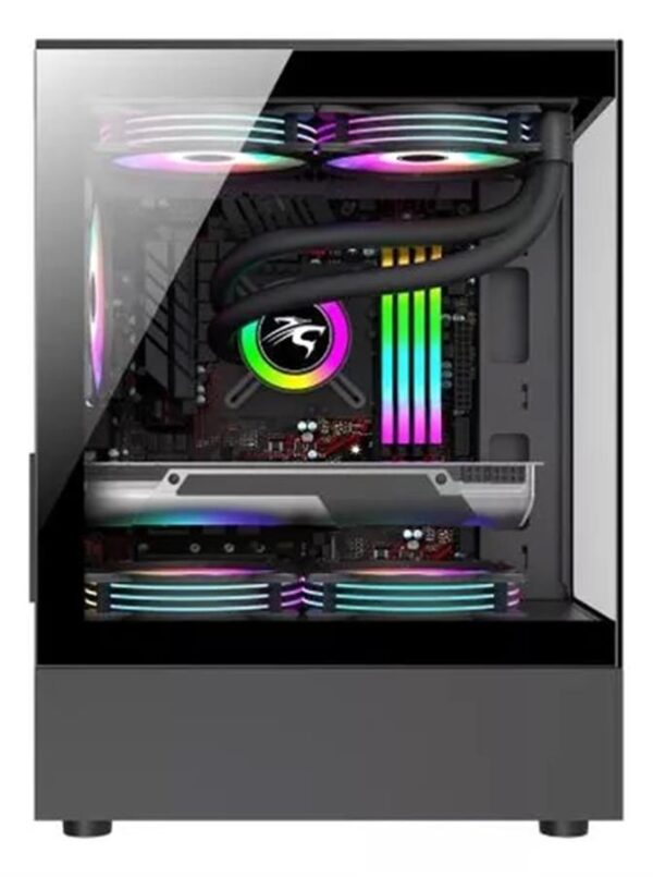 PC GAMER INTEL I3 13100F 1660 TI 6GB H610M 16GB DDR5 650W GAB H10 RGB - Imagen 2