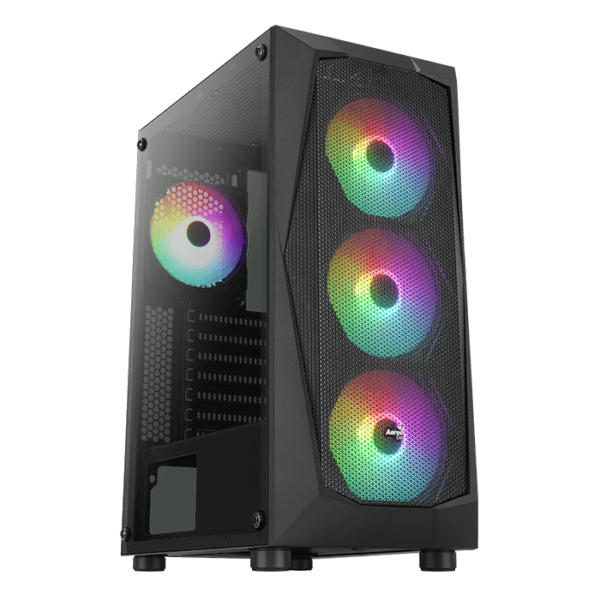 GABINETE AEROCOOL FALCON-G-BK-V1