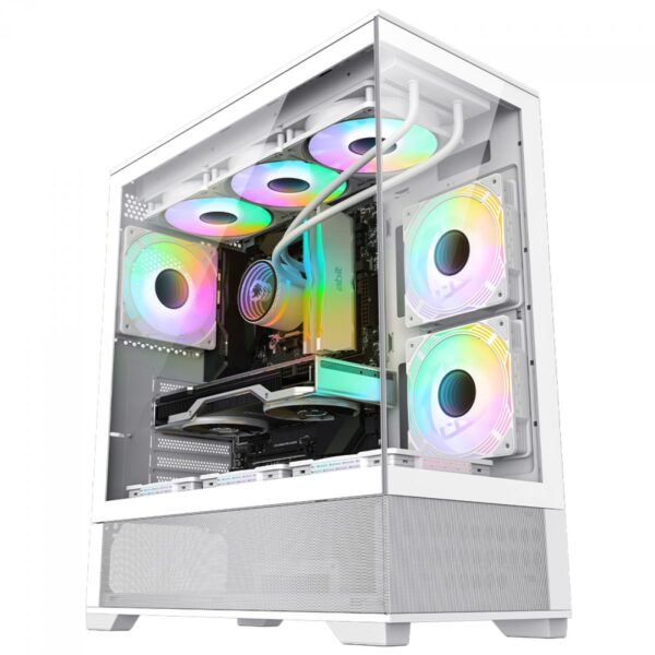 GAB GAMEMAX VISTA AW 6*FAN ARGB E-ATX BLANCO