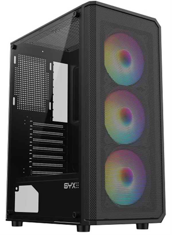 GAB SYX GAMER EQS10 BK 3*FAN ARGB ATX