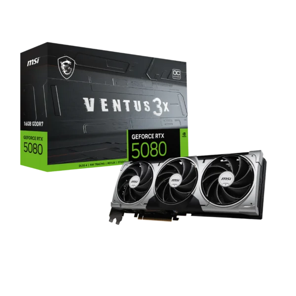 PLACA DE VIDEO GeForce RTX 5080 16G VENTUS 3X OC PRE-VENTA