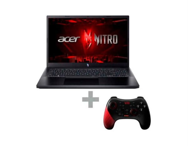 Notebook Gamer Acer Nitro 5 ANV15-51-93PU 15.6" Intel Core i9-13900 512GB SSD 16GB RAM NVIDIA GeForce RTX 4060 + Control - Negro