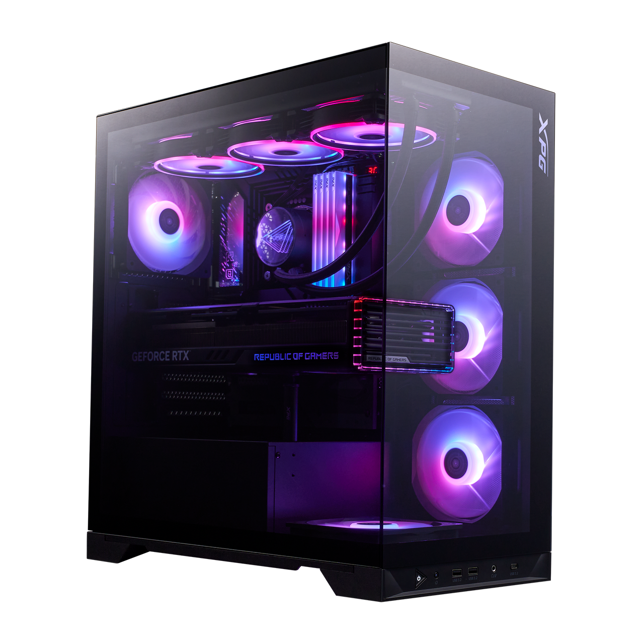 PC GAMER INTEL I9 14900KF RTX 4080 16GB 32GB DDR5 2TB M.2 B760 WATERCOOLER GAB RGB