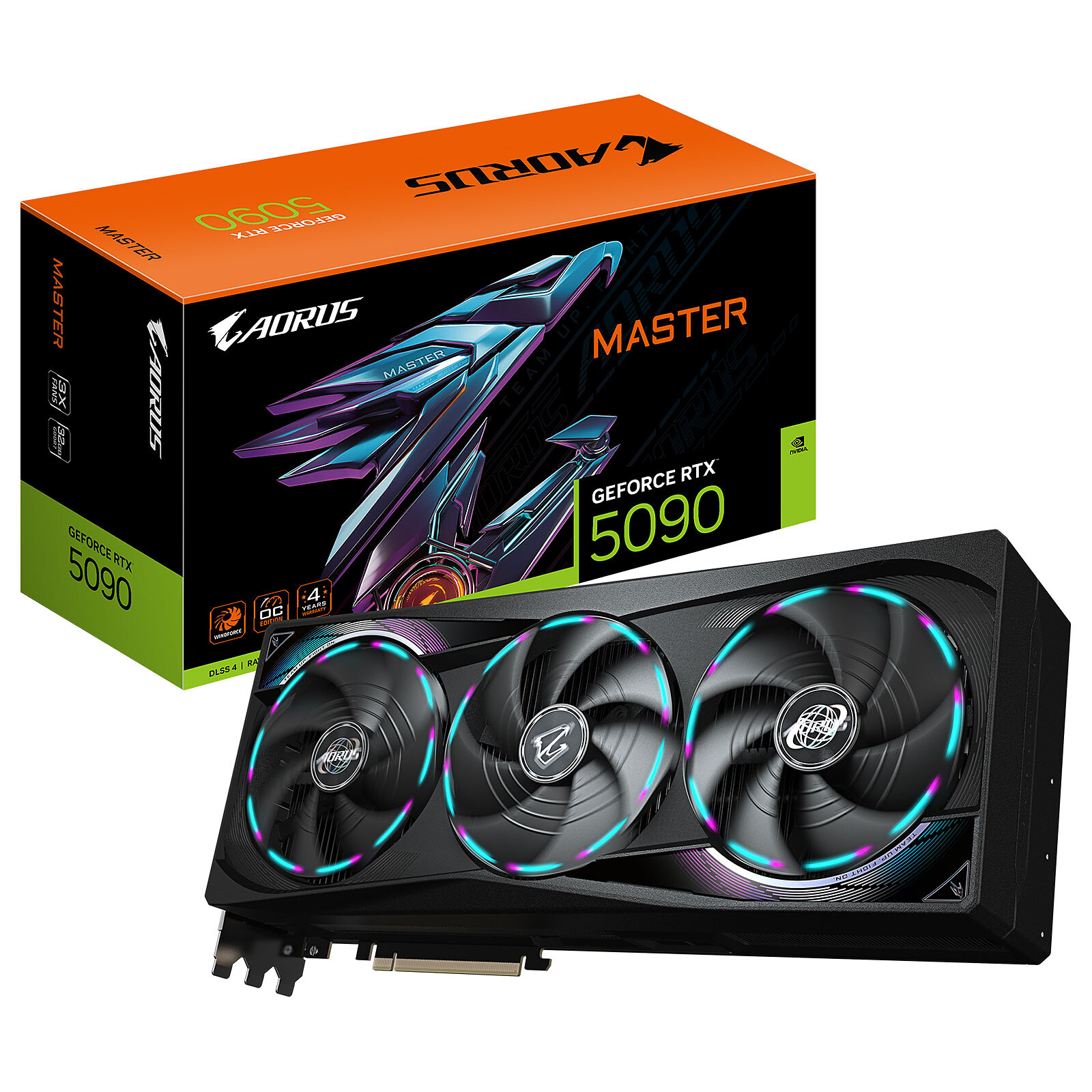 PLACA DE VIDEO GIGABYTE RTX 5090 AORUS MASTER 32GB