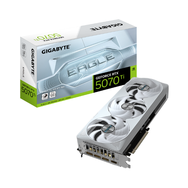 VGA GIGABYTE GEFORCE RTX 5070 TI EAGLE OC ICE 16G