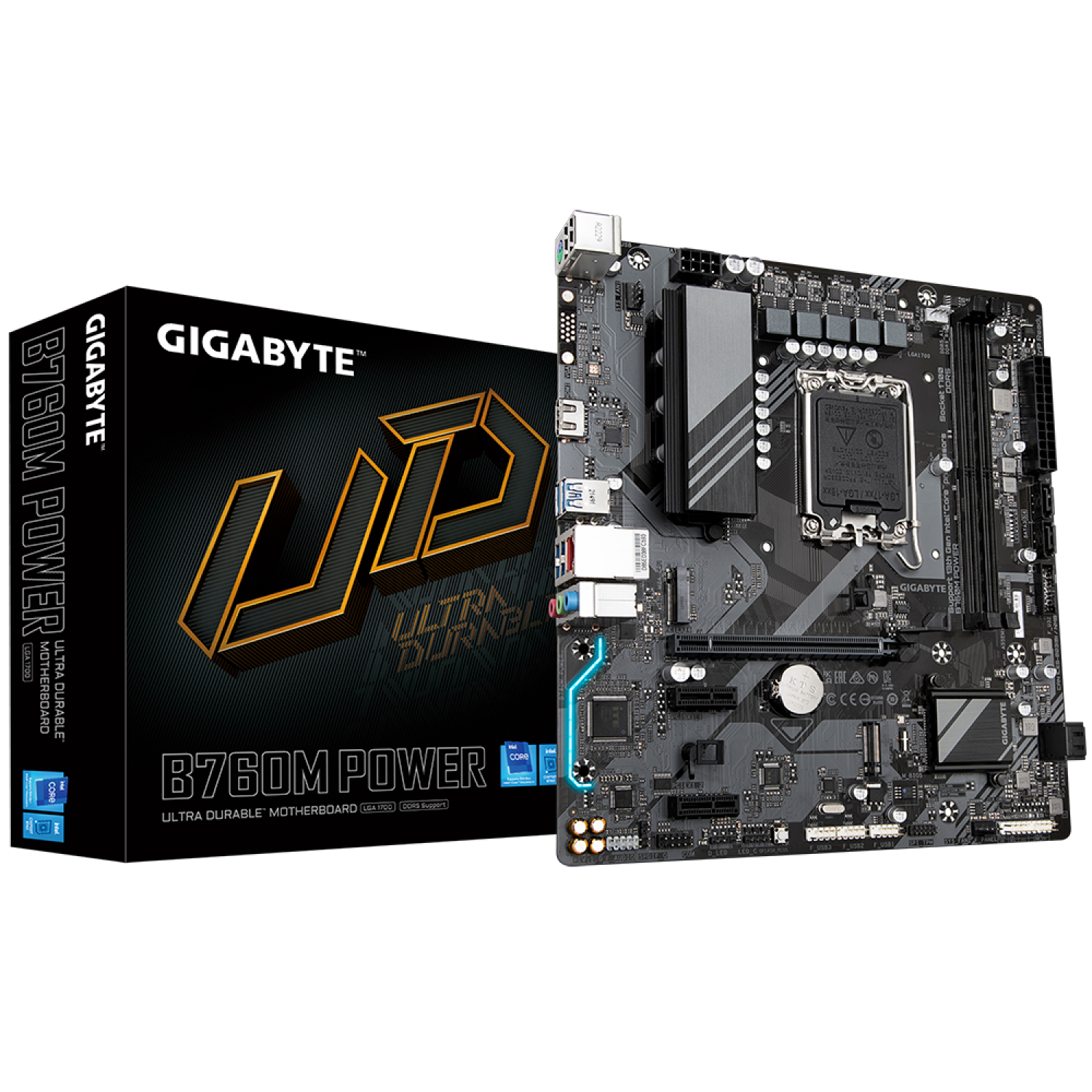 MOTHER GIGABYTE (LGA1700) B760M POWER 1.0