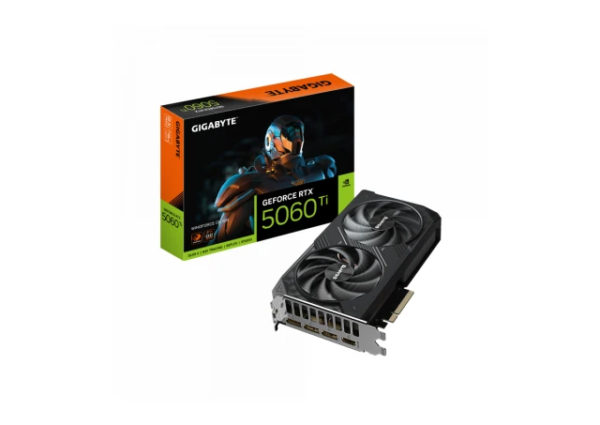 Placa de Video GIGABYTE GeForce RTX 5060 Ti WINDF