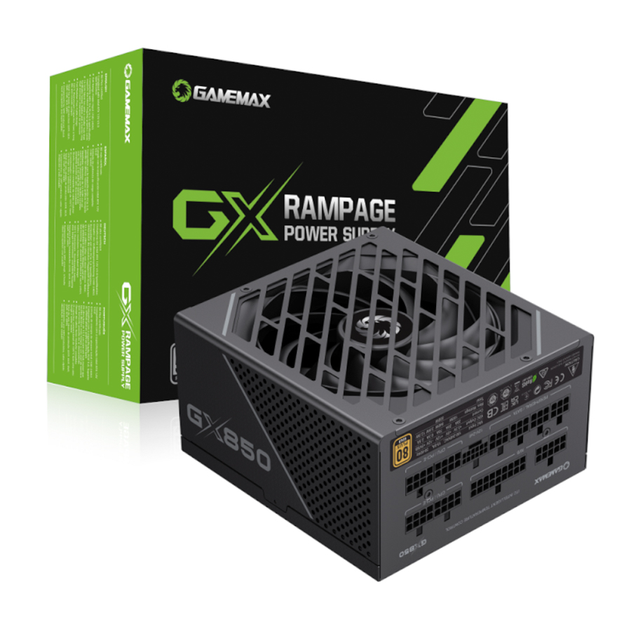 FUENTE 850W GAMEMAX 80 PLUS GOLD GX-850 PRO BK