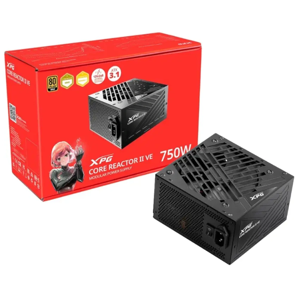 FUENTE 750W ADATA XPG CORE REACTOR II VE 80+ GOLD
