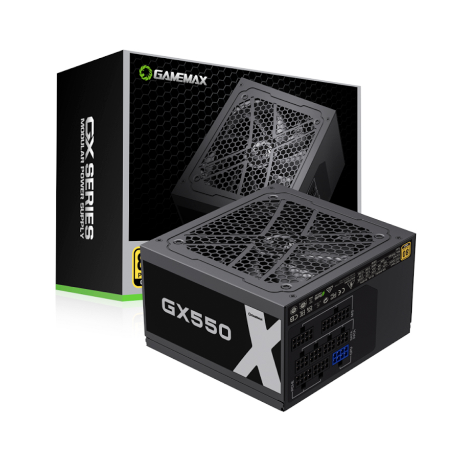 FUENTE 550W GAMEMAX 80 PLUS GOLD GX-550 M