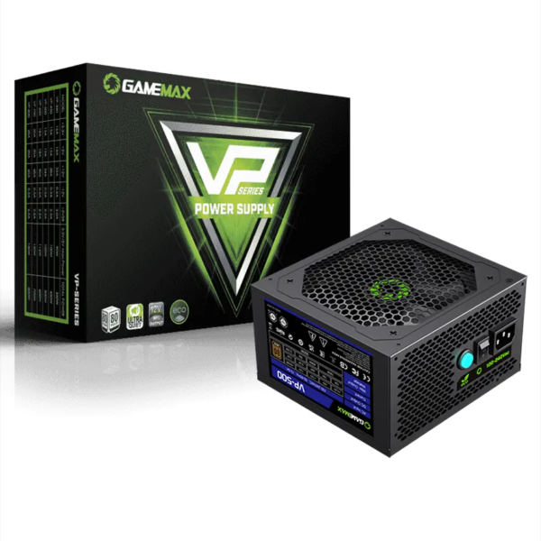 FUENTE 500W GAMEMAX 80 PLUS BRONZE VP-500 FAN 12CM