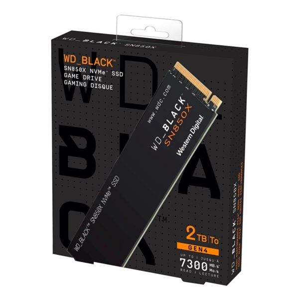 SSD M.2 NVME 2TB WESTERN DIGITAL BLACK SN850X GEN4
