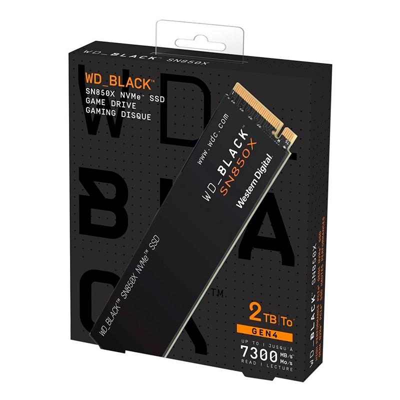 SSD M.2 NVME 2TB WESTERN DIGITAL BLACK SN850X GEN4