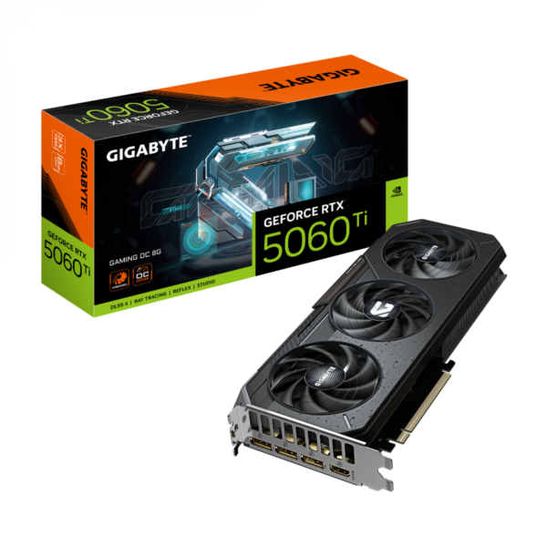 Placa de Video GIGABYTE GeForce RTX 5060 Ti GAMING OC 8G