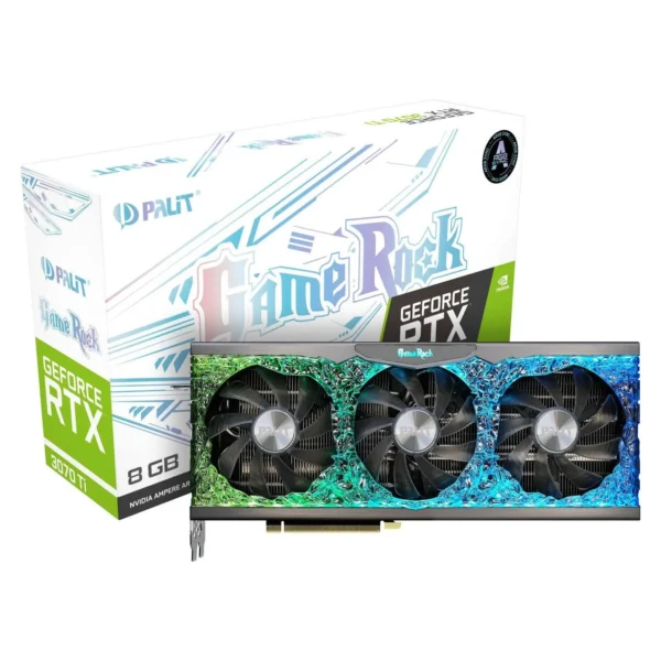 Tarjeta Gráfica Palit GeForce RTX 3070 Ti GameRock 8GB GDDR6X OUTLET
