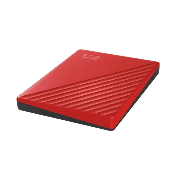 Disco duro portatil WD My Passport 2TB USB 3.2 Roj - Imagen 2