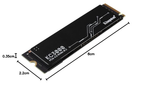 SSD KINGSTON 2TB KC3000 NVME G4 M2 2280 - Imagen 2