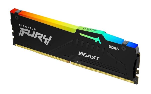 DDR5 16GB KINGSTON 6400MHZ FURY BEAST BLACK RGB