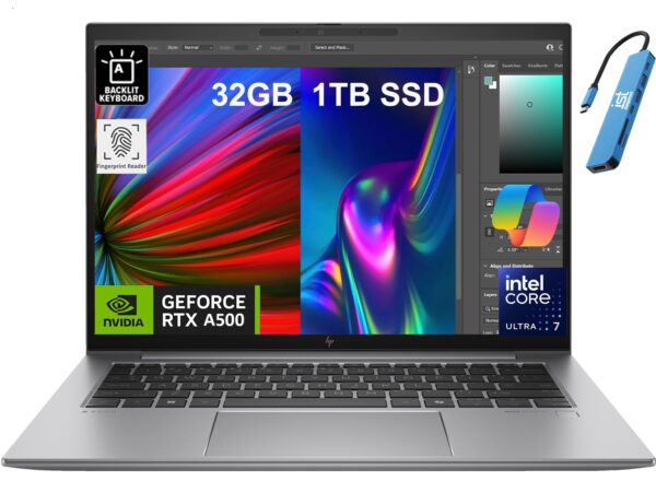 NOTEBOOK HP ZBOOK FIREFLY G11 CORE ULTRA 7 155H 32GB 1TB RTX A500 4GB 14 W11P (A11SFLTABM) - Imagen 2