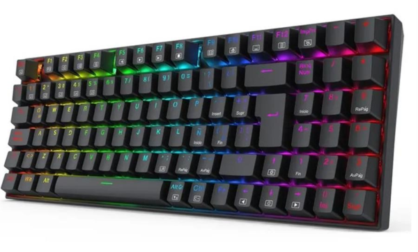 Teclado Redragon Ziggs Black red switch 94keys Spanish LA K669-RGB-SP