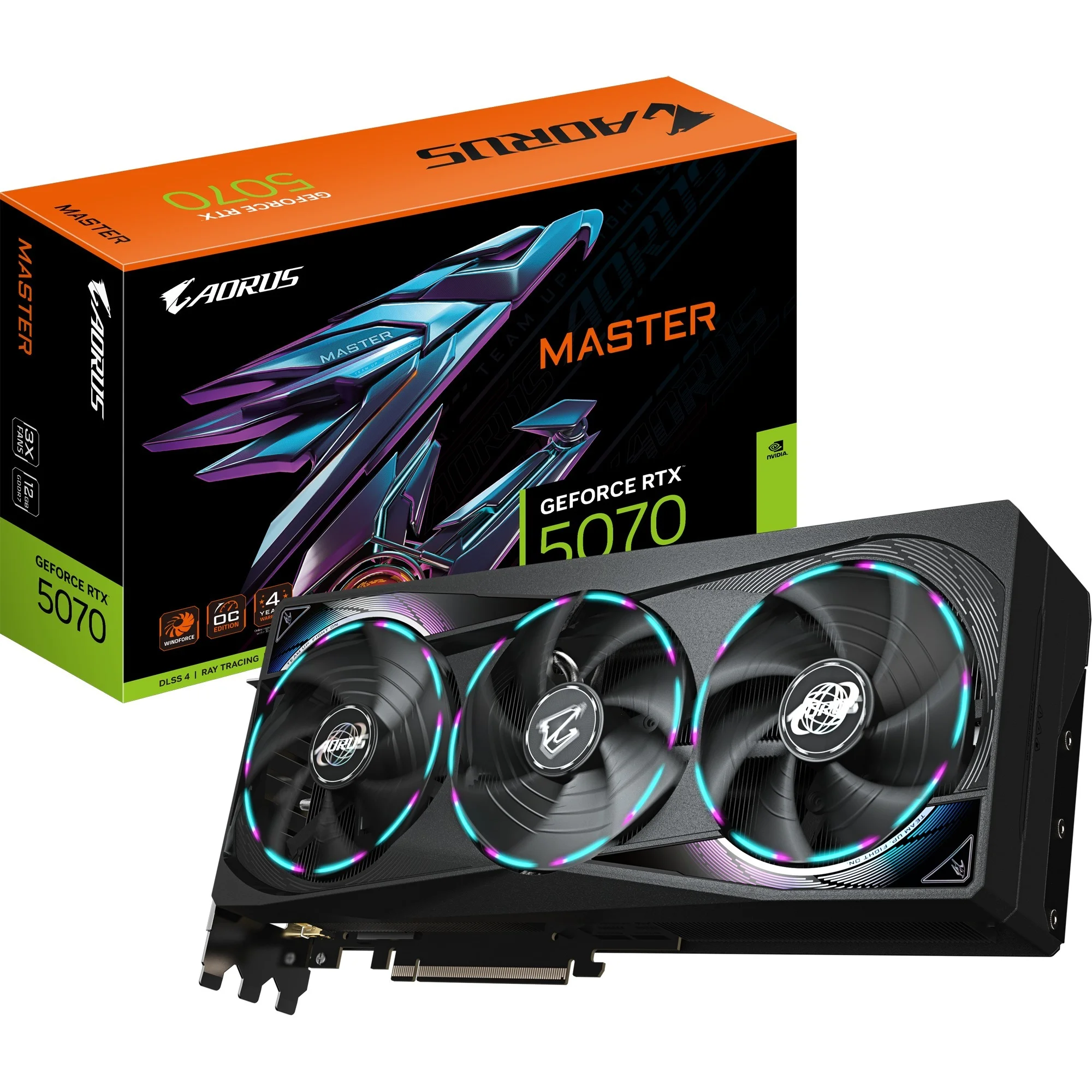 VIDEO GBT AORUS RTX 5070 MASTER 12G