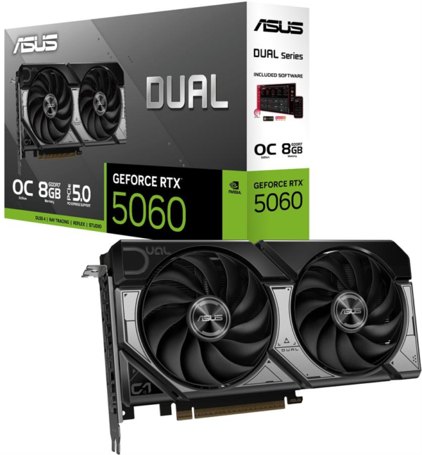 PLACA DE VIDEO ASUS DUAL RTX 5060 OC 8GB