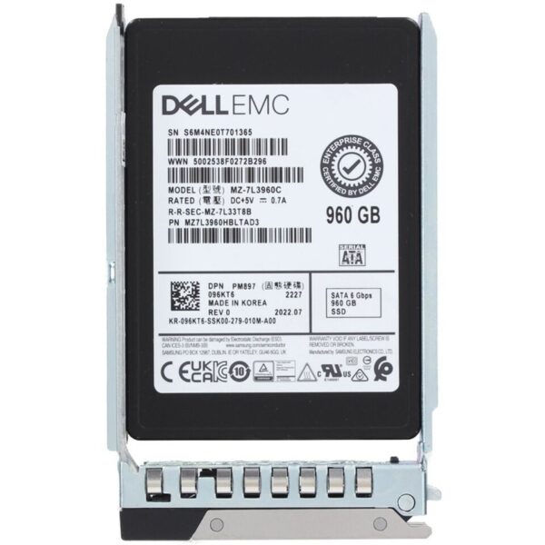 SSD DELLEMC 960GB SATA RI 3.5in LFF - Imagen 2
