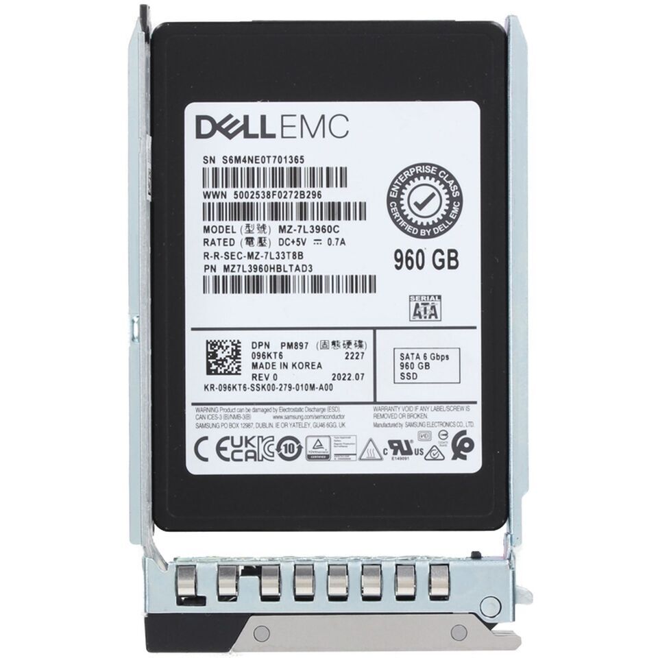 SSD DELLEMC 960GB SATA RI 3.5in LFF - Imagen 2