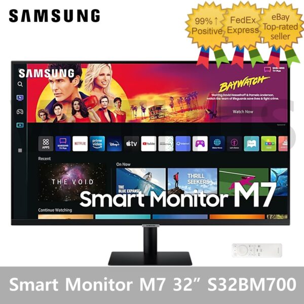 MONITOR SAMSUNG  FLAT 32" SMART TV M7 - Imagen 2