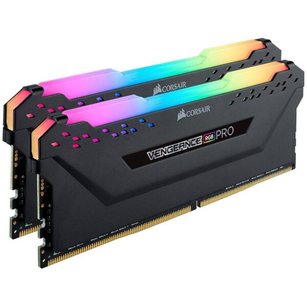 Memoria DDR4 Corsair 32Gb (2x16Gb) 3600 MHz Vengeance RGB PRO Black CL18 - Imagen 2