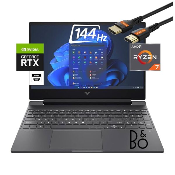 NB HP 15.6 VICTUS R7-5800H 8GB 512G WIN11H RTX3050 - Imagen 2