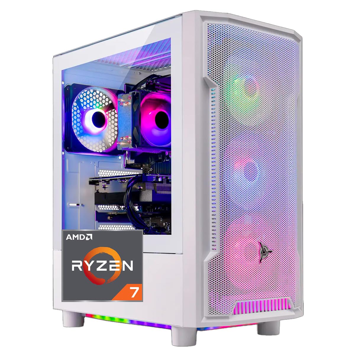 PC GAMER R7 5700 RX 6600 8GB DDR4 16GB SSD 480GB A520 650W GAB RGB