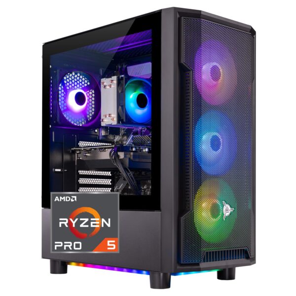 PC GAMER FORMULA V LINE RYZEN 5 4500 RX 6600 8GB 16GB SSD 500 GB SIN SISTEMA (600W 80 BRONZE)