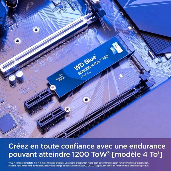 DISCO SSD M.2 2TB WD BLUE SN5000 NVME - Imagen 2